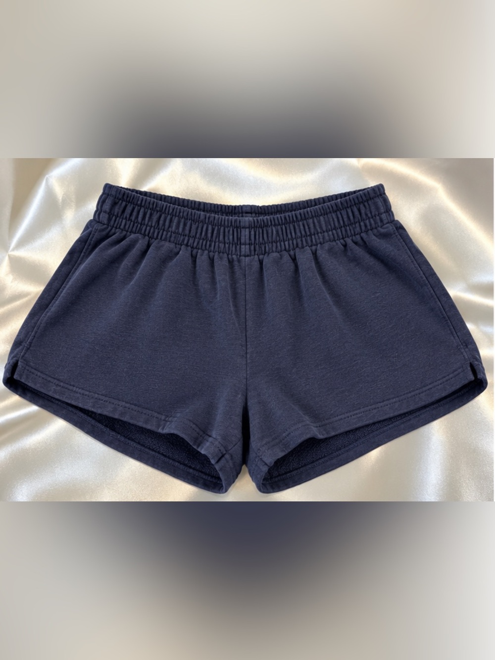 Garage Navy Blue Cotton Lounge Shorts – Size Small